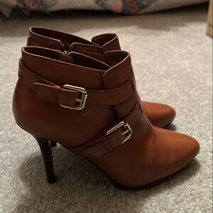 Brown Leather Ankle Boots